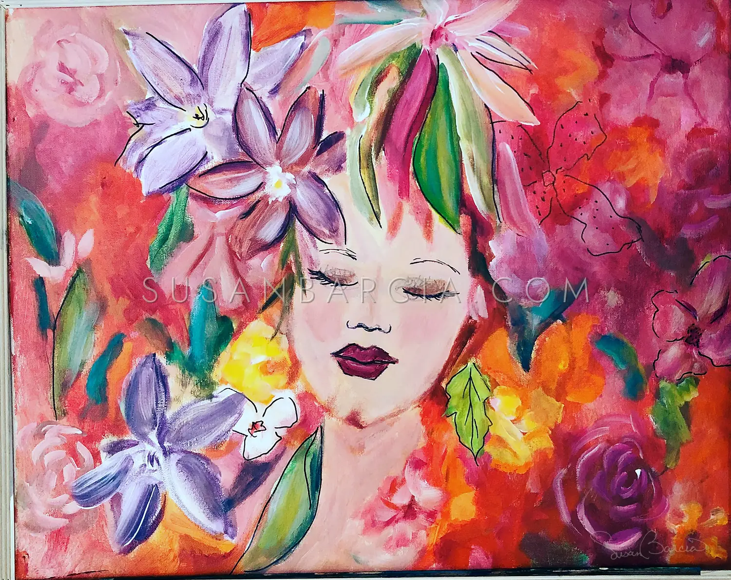 Daydream — original painting by Susan Barcia