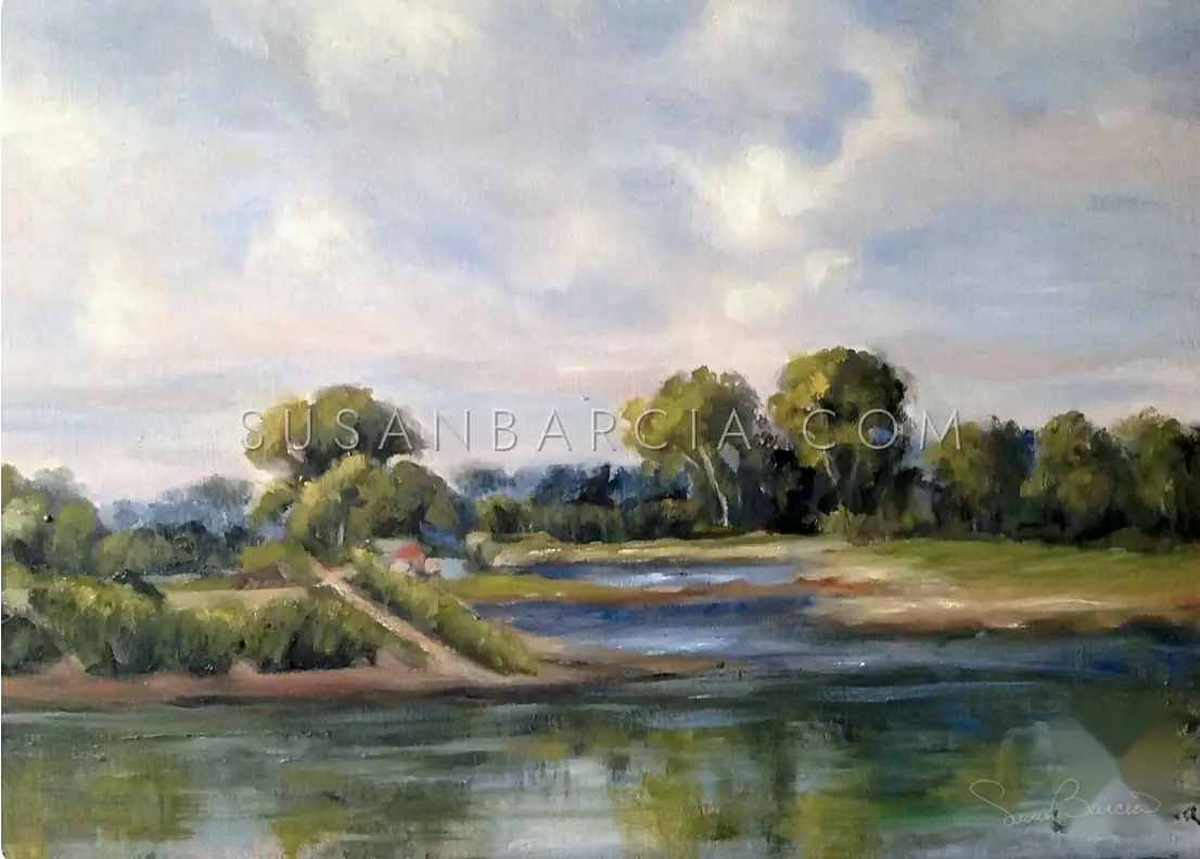 Quiet Bend — original painting by Susan Barcia