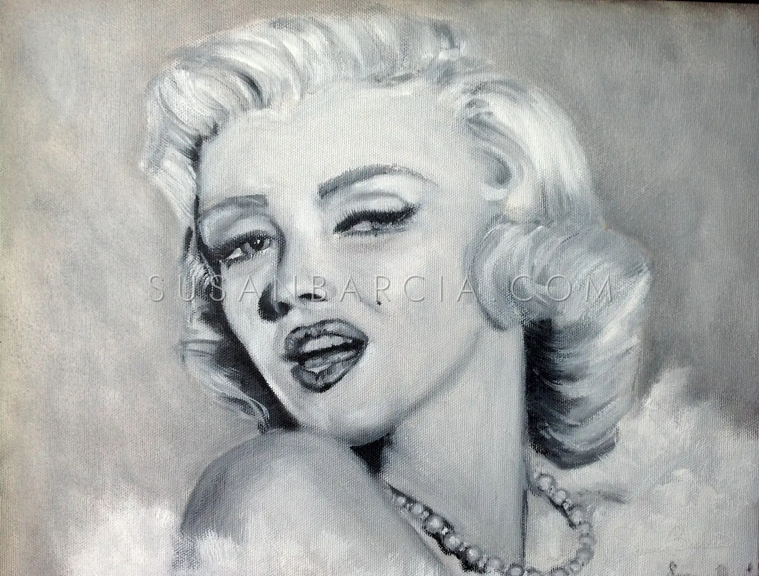 Marilyn — original painting by Susan Barcia