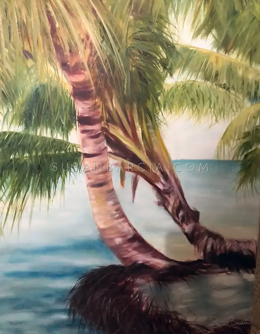 Leaning In — original painting by Susan Barcia