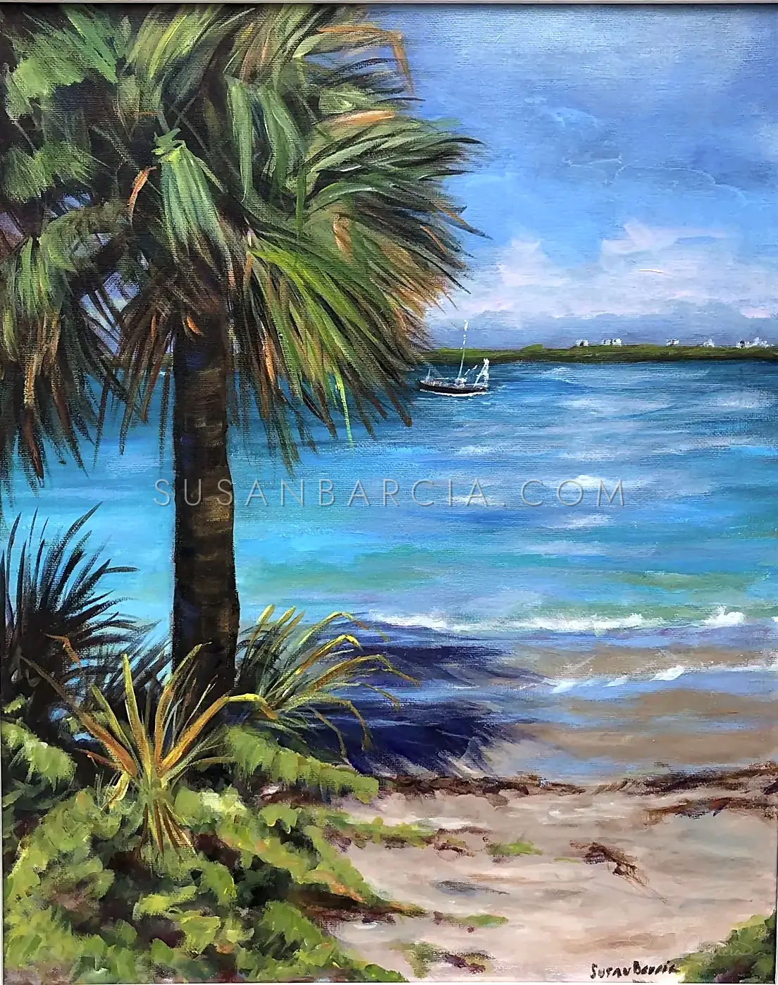 Palmetto Point — original painting by Susan Barcia