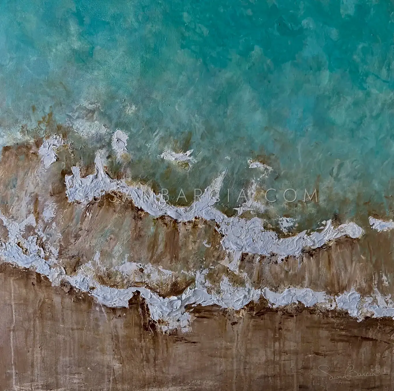 Where Waves Break — original painting by Susan Barcia