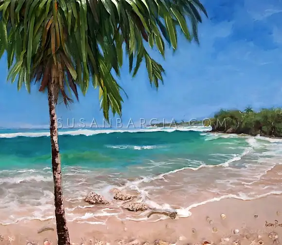 Island Shade — original painting by Susan Barcia