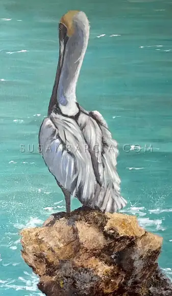 The Lookout — original painting by Susan Barcia