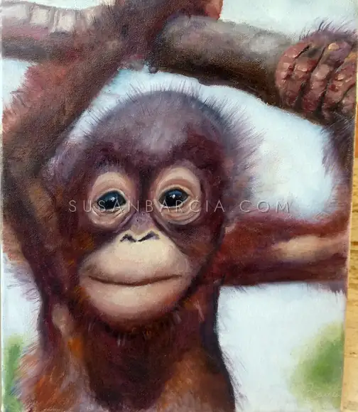 Little Acrobat — original painting by Susan Barcia