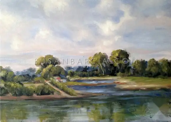 Quiet Bend — original painting by Susan Barcia