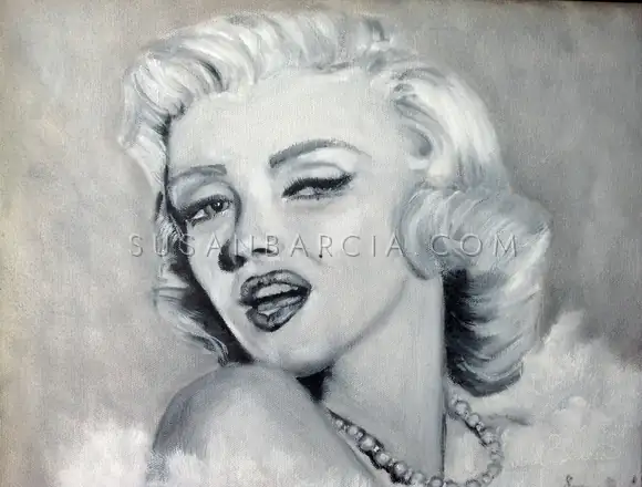 Marilyn — original painting by Susan Barcia