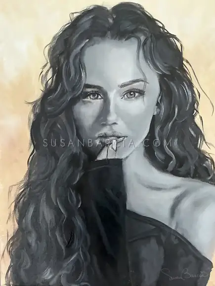 Quiet Thought — original painting by Susan Barcia