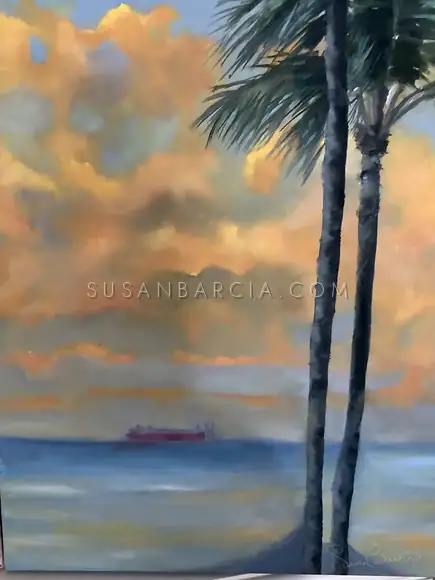 Evening Sail — original painting by Susan Barcia
