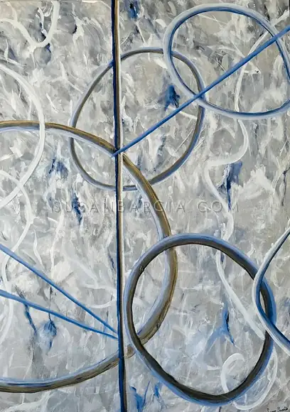Orbit — original painting by Susan Barcia