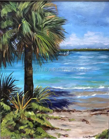 Palmetto Point — original painting by Susan Barcia
