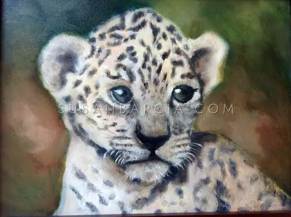 Born of Winter — original painting by Susan Barcia