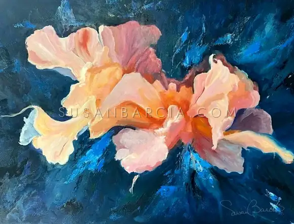 Coral Dance — original painting by Susan Barcia