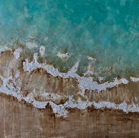 Where Waves Break — original painting by Susan Barcia