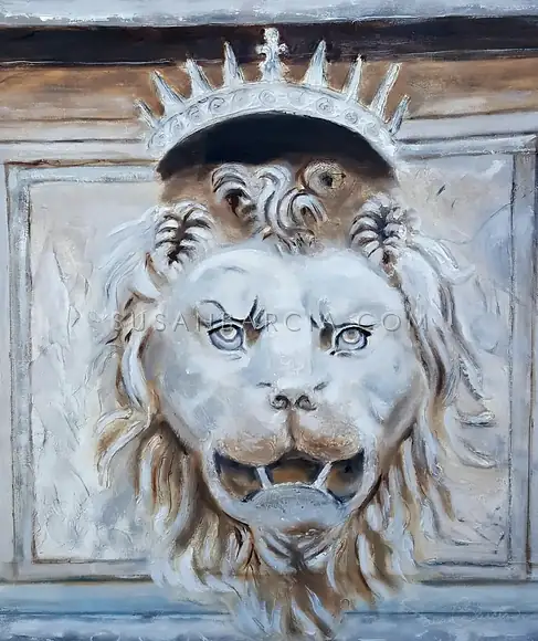 The Guardian — original painting by Susan Barcia